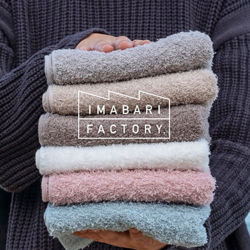 Imabari Factory Certified Imabari Face Towels, Made In Japan, Grayish Brown, Approx. 80 X 34 Cm, Set of 4