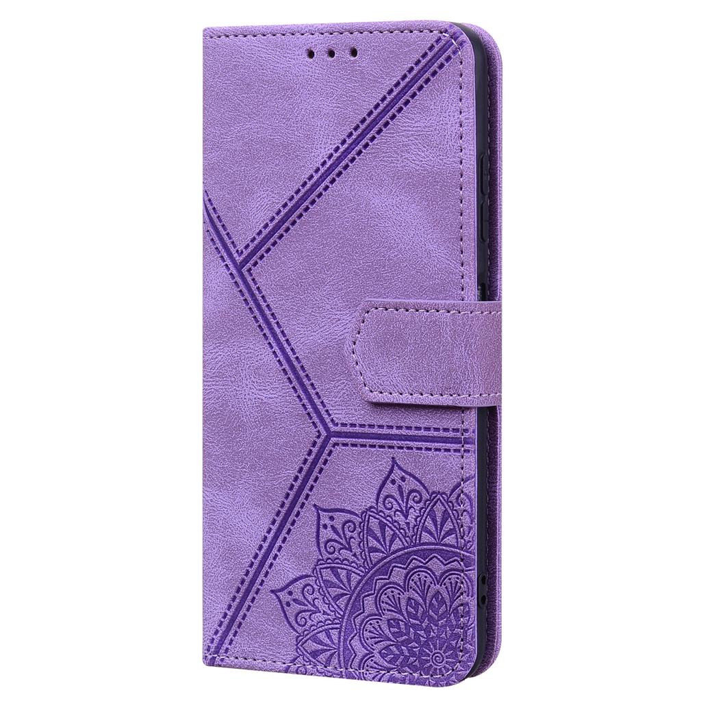 Suitable for Xiaomi Mi 11T mobile phone leather case Redmi 10C retro matte mandala embossed card Xiaomi X4 Pro