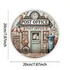 Vintage Retro Metal Tin Sign Post Office Weatherproof Indoor Outdoor Wall Decor
