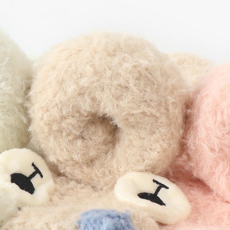 Cartoon Baby Coral Velvet Socks Cute Bear Children Warm Stockings 0-3year Kids Protection Stocking Infants Plush Long Socks