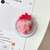 Wind Magnetic Suction Strawberry Mobile Phone Airbag Bracket, Retractable Back Sticker, Lazy Desktop Bracket, Watching Dramas And Chasing Dramas