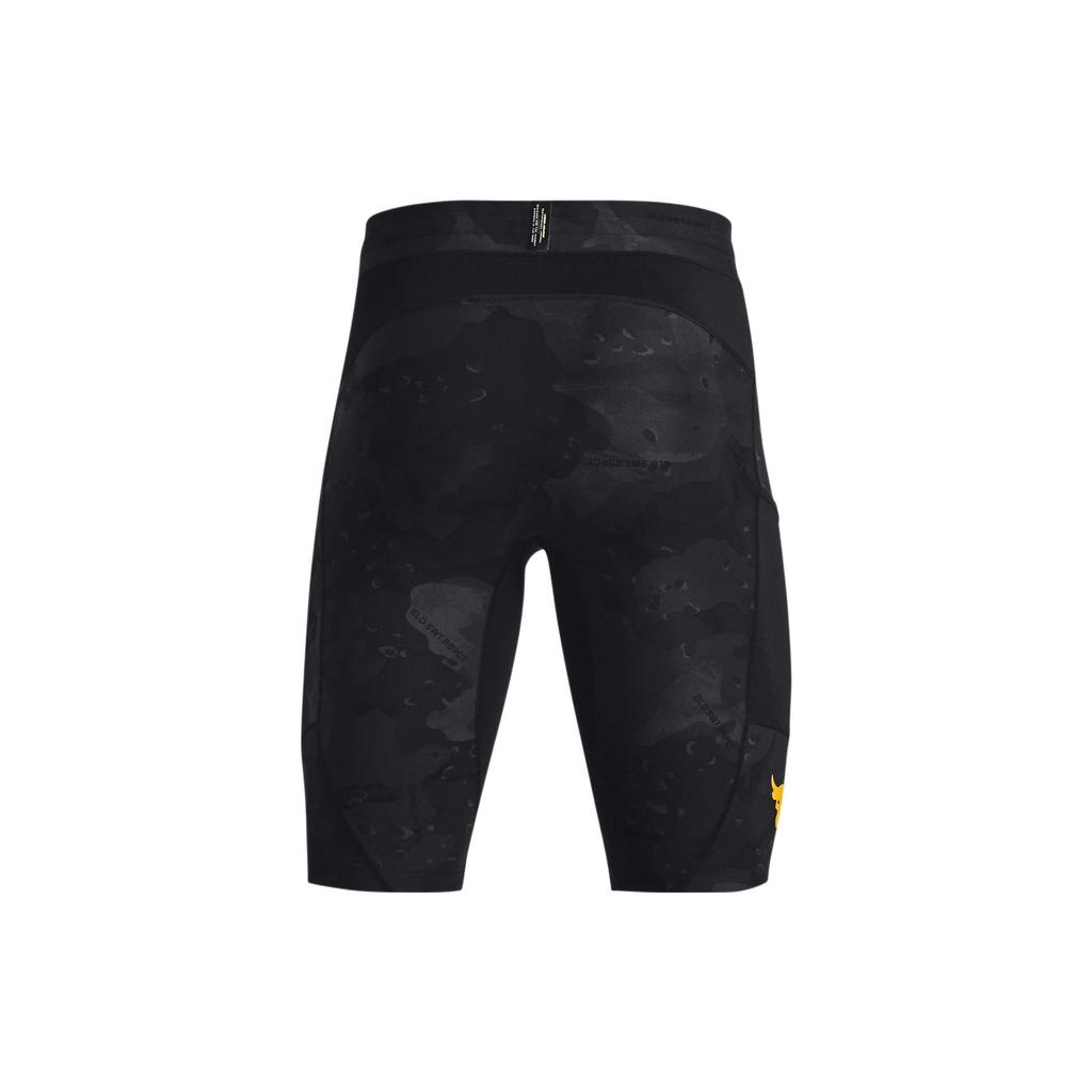Under Armour Project Rock Johnson Casual Breathable Training Shorts Men Shorts Black 1367132-001