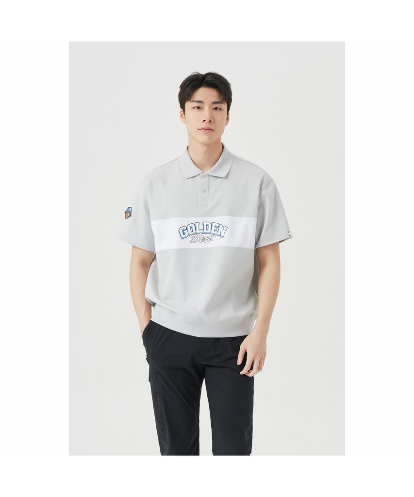 Goldeunbeeo (M) Chest Boarder Line Sweatshirt G4Tam26271Gyx