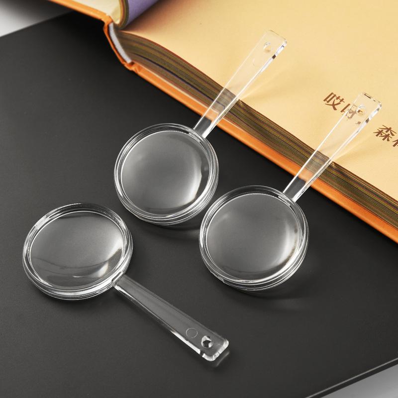 Tragbare Handlupe Klare Linse zum Lesen, Inspizieren und für die Hobby-Erkundung Mehrzweck-Lupe für den täglichen Gebrauch