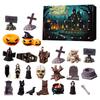 Halloween 3D Rășină Decorativ Numărătoare Inversă Blind-box 24 Piese