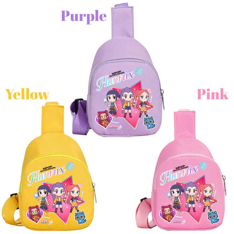 For kpop Shoulder Backpack Chest Bag K-pop Diagonal Cartoon Student Classic Lightweight Girly Gift Storage travel crossbody bag
