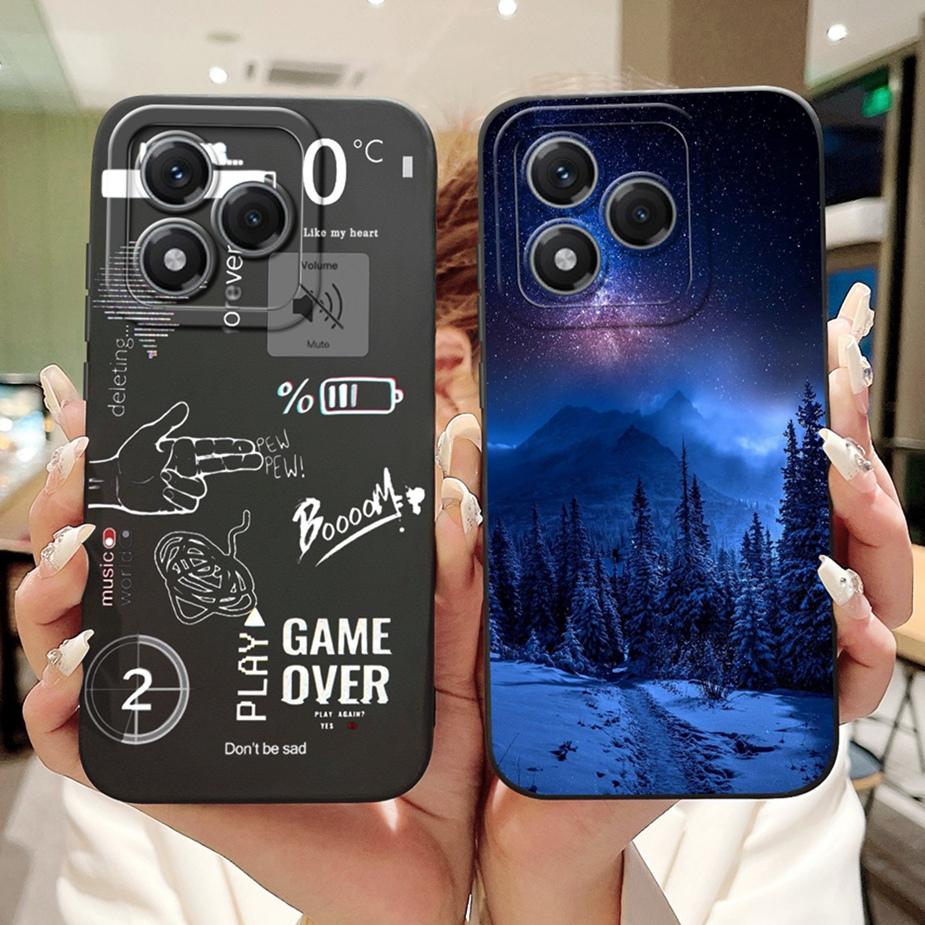 For Honor 400 Pro Case Honor400 Lite ABR-NX1 Luxury Art Painted Cover Matte Phone Case For Honor 400 Lite Honor400 Pro Soft Bags