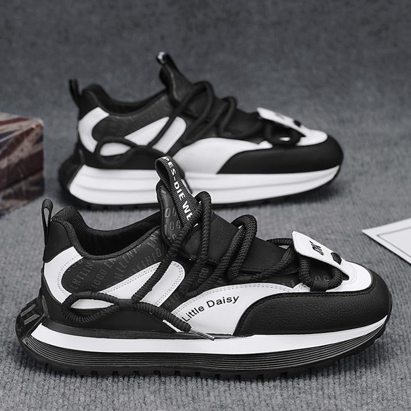 Herrskor vardagsskor höst koreansk version mångsidiga retro Forrest Gump-skor ungdom sport löpning lätt plattform pappaskor