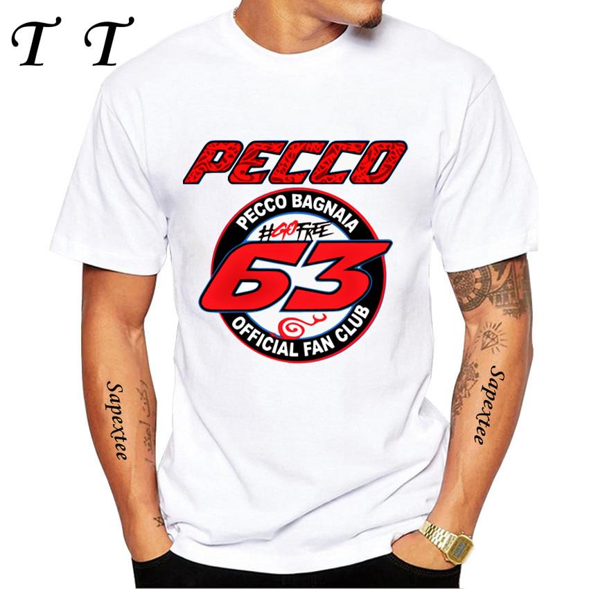 Pecco Bagnaia 63 Francesco 2025 World Champion Gift Classic T-Shirt Boy Casual T Shirts Harajuku Motorcycle Sport White Tee