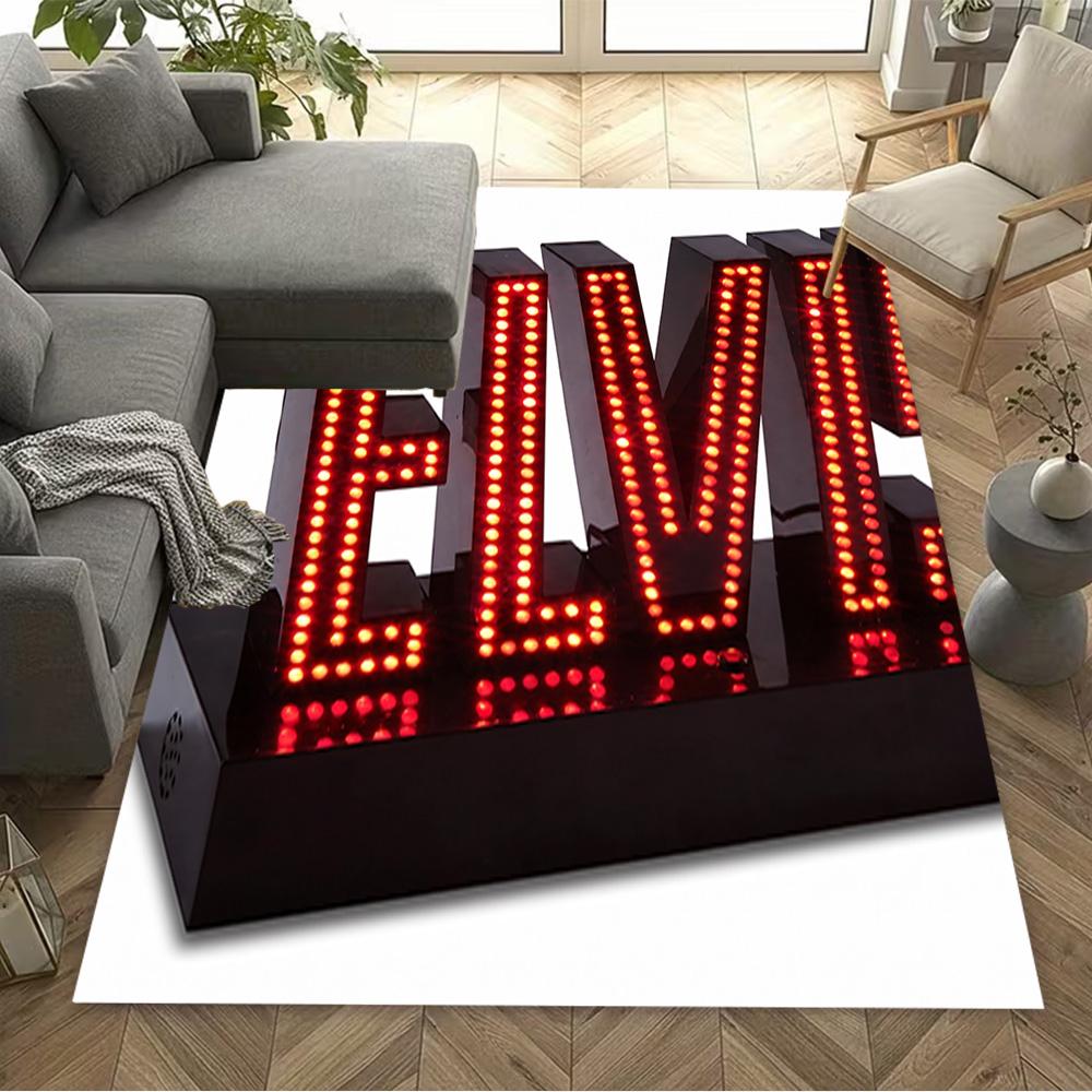 Elvis Presley Performance Floor Mat Perfect for Kitchen Foyer Playrooms Living Rooms Antislip Carpet Office home decor Gift for Festivals
