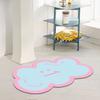 Lovely Cloud Absorbent Mat Floor Mat Absorbent Toilet Entry Mat Foot Mat Quick Dry Bathroom Non-slip Mat Dirt Resistant Wear Mat