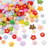 50Pcs Resin Mixed Flower Charm For DIY Jewelry Accessories