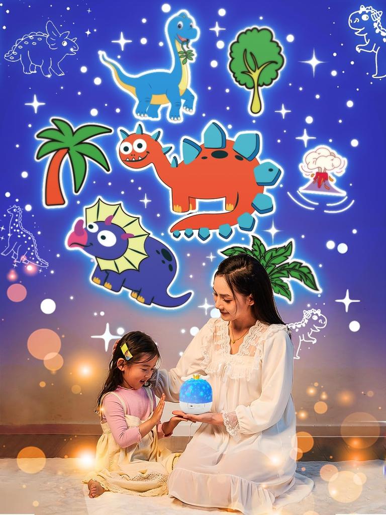 Planetarium with 21 Projection Films for Home Featuring Popular Images of the Solar and It Can Also Be Used As a Night Bedside or Nursing Color and