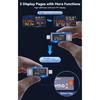 Type-C/USB Tester DC 4-30V Multi-function Digital Voltage Ammeter Power Meter Type-c Cell Phone Fast Charger Capacity Tester