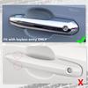 Exterior Door Handle Cover+Door Bowl Cover Trim For Toyota RAV4 2020-2025 Car Exterior Accessories Black