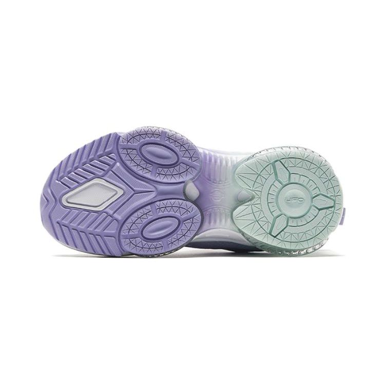 Anta Ufo 5.0 Durable Low-Top Kids Running Shoes Kids sneaker Purple Blue 322339901-1