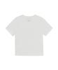 Emelbi Women'S Ribbon Graphic Slim Semi-Crop Short Sleeve T-Shirt Ny (White)