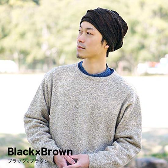 Knit Hat for Men and Perfect for Fall and and Cold Protection x Dark [hanahana15] Women, Oversized, Outdoors, Winter, Crinkled, Stylish, Warm, Casual,