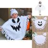 Halloween Ghost Cloak Cape For Kids Cosplay Costumes Party Role Play