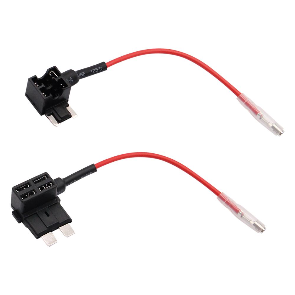 32V MINI SMALL MEDIUM Size Car Fuse Holder Add-a-circuit TAP Adapter Micro Mini Standard ATM Blade Fuse for Cars Vans 1pcs