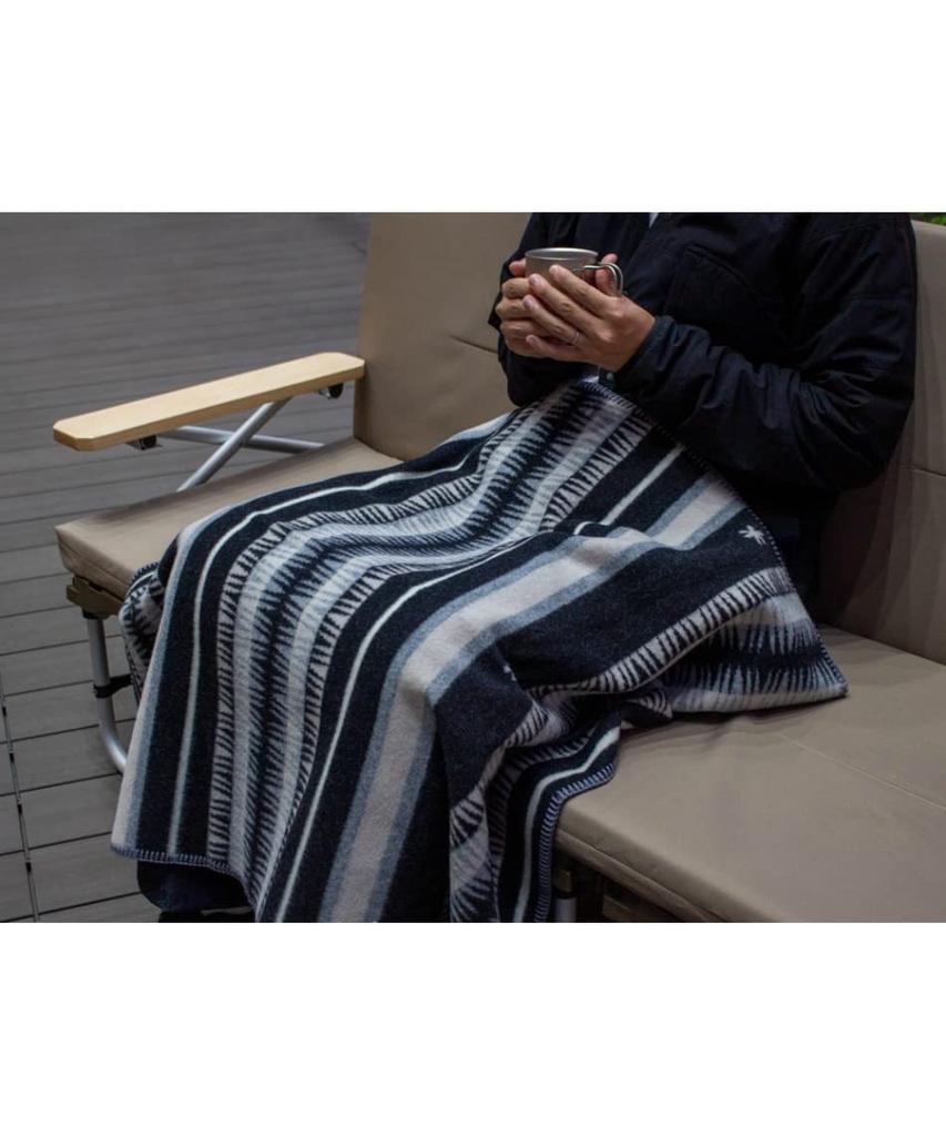 Snow Peak Muchacho Blanket One CH Blanket Throw Charcoal Gray Outdoor Camping Home SP×PENDLETON SI-PD-22AU001CH (Charcoal Gray/FF)
