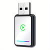 Wireless 2-in-1 CarPlay and Android Auto adapter, suitable for wired systems, compatible with i0S 10+/Android 11+