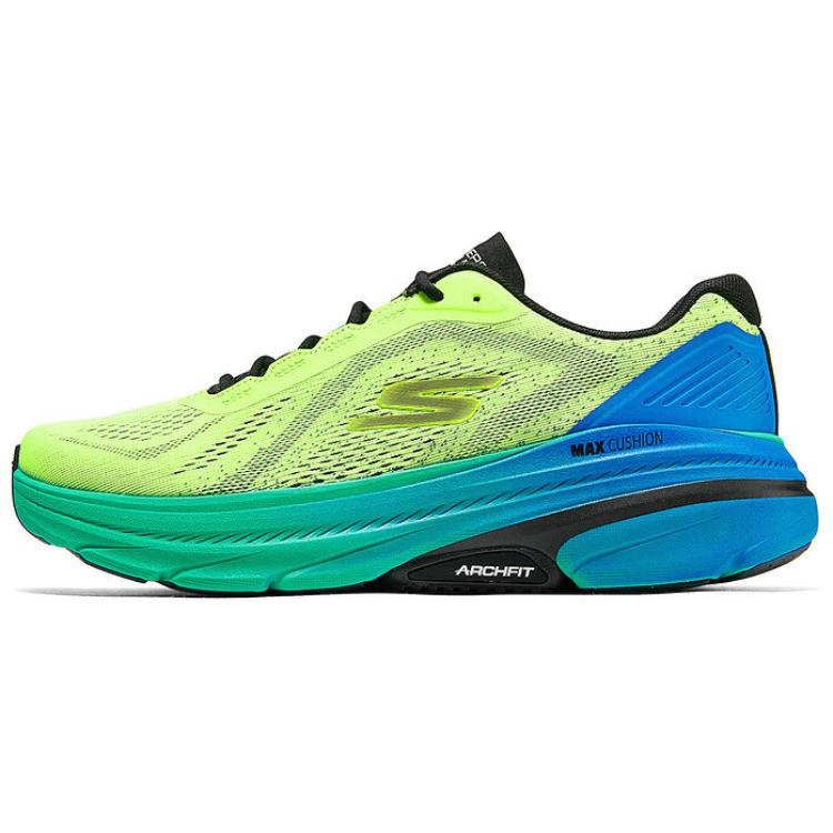 Skechers Go Run Comfortable Versatile Low Top Training Shoes Men sneakers Bright-Yellow Blue 220581-YLMT 42.5