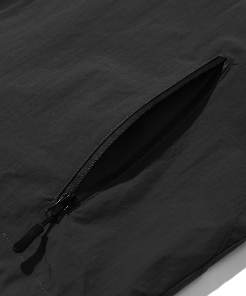 Trillion Division Nylon Hooded Zip-Up Windbreaker Jacket_4Color