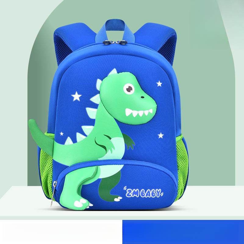 Kindergarten Cartoon Backpack for Boys and Girls, Diving Material, Lightweight Cute Mini Backpack for Toddlers