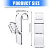 Clear Adhesive Holders Pack Of 8 For Hanging Towels Clothes And Decorations In Any Room