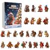 2D Advent Calendar 24 Days Countdown Calendar With Musical Character Collectibles, Advent Calendar