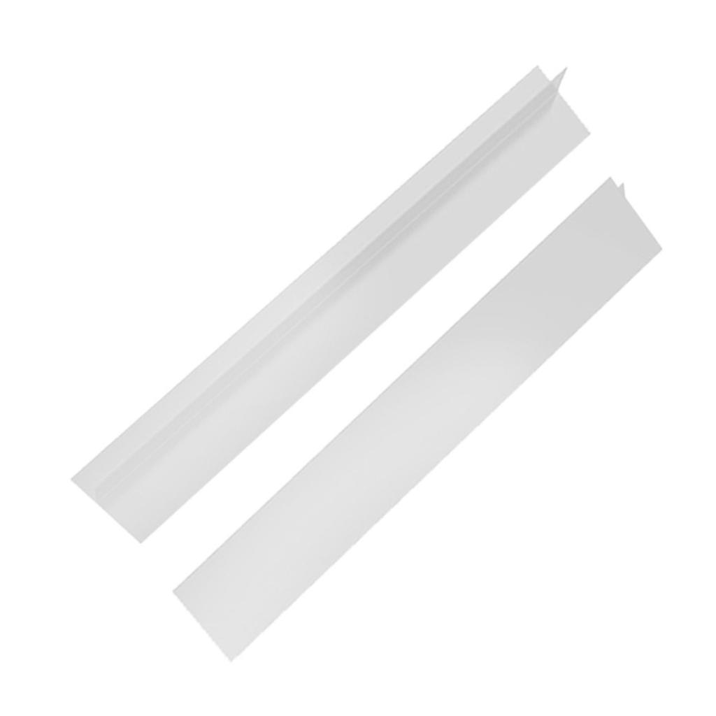 2Pcs Kitchen Stove Counter Gap Covers T Shape Silicone Strip Gas Stove Protector Heat Resistant Mat Slit Cleaning Pad