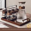 Gnas Chinese Style Heat-Resistant Glass Water and Tea Cup Set with Cold Water Kettle for Guests
