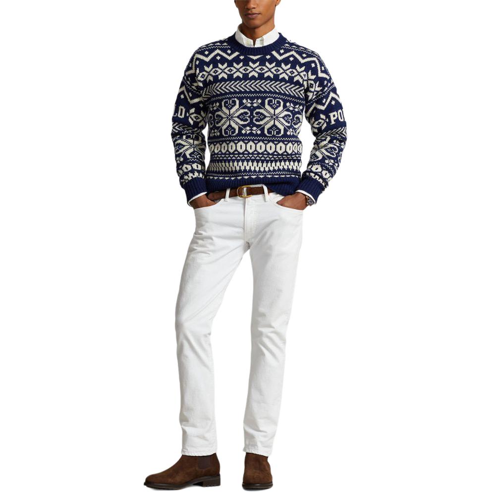 Polo Ralph Lauren Patterned Intarsia knit Wool blend Jumper 710A30458-001