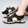 Sandals for Men In Large Size, Trendy Outdoor Sports Leather Sandals and Slippers, Breathable and Versatile Summer Casual Beach Shoes