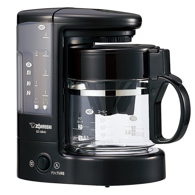 

[Модель 2014 року] Кавоварка Zojirushi Mahobin на 4 чашки темно-коричневого кольору EC-GB40-TD