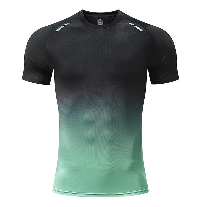 2024 Spring & Autumn Men's & Kids' 5-Piece Quick-Dry Fitness Set: Compression Shirt & Hooded Jacket for Running