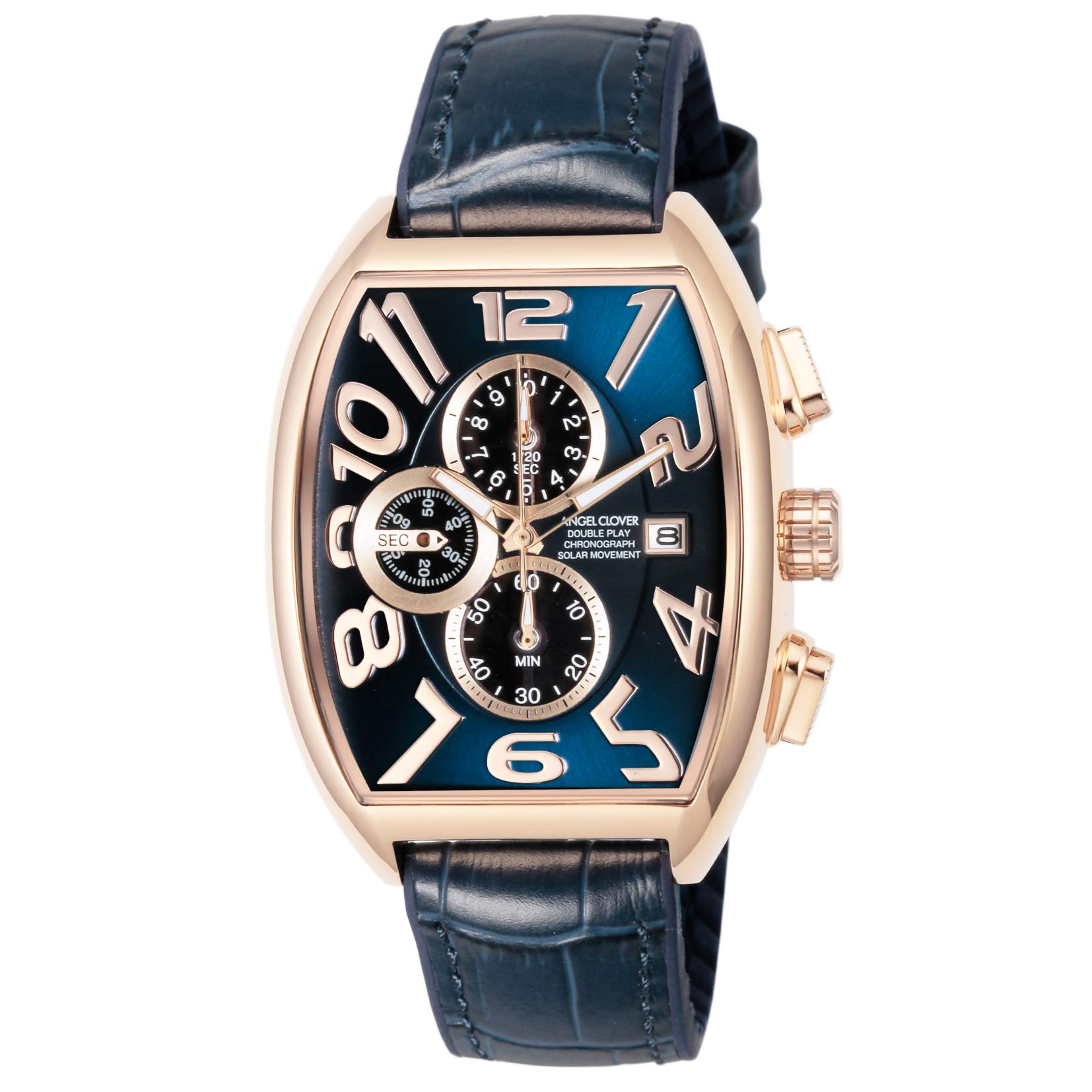 

[Angel Clover] Часы DOUBLE PLAY SOLAR Navy Dial Stainless Steel Solar 44MM Regular Гарантия DPS38PNV-NV Мужские