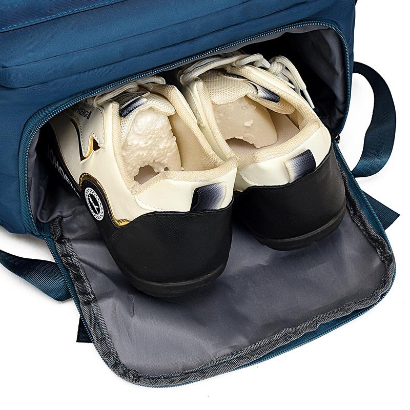 Travel Commuter Large Capacity Computer Backpack College Style Student Schoolbag with Shoe Storage Compartment
