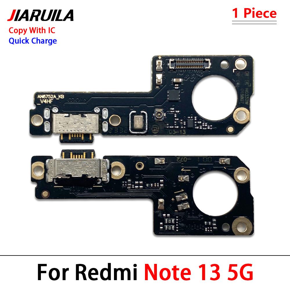 NEW USB fast Charging Port Dock Charger Plug Connector Board Flex Cable For Xiaomi Redmi Note 11 Pro Plus 1G 1G With Microphone