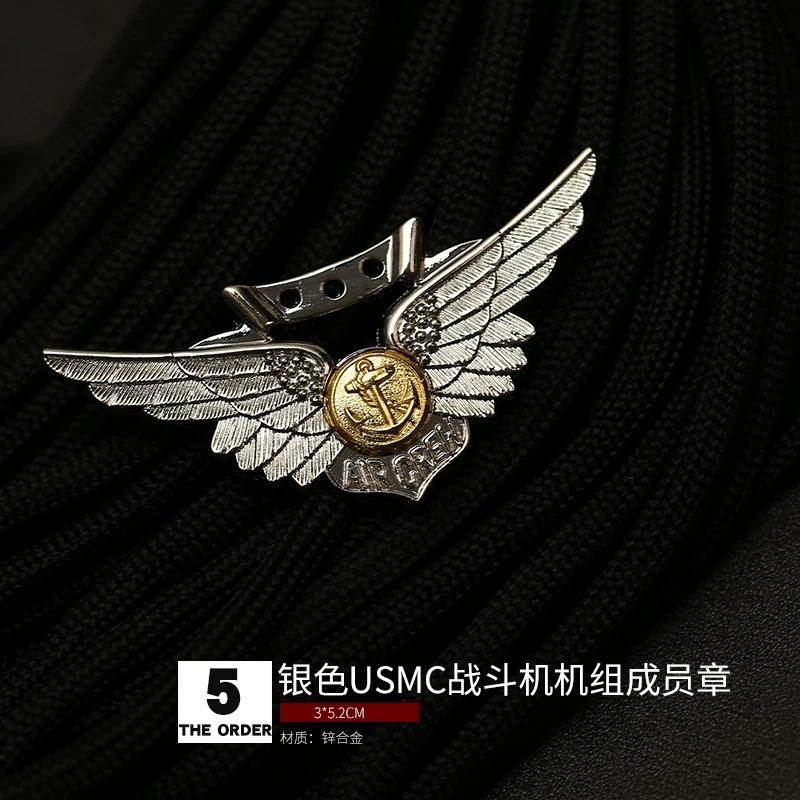 Aviation Pilot Badge Military Fan Parachute Badge Skill Badge Badge Brooch Medal Hat Badge