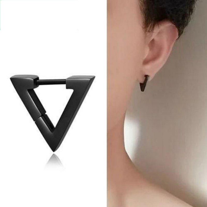 Unisex Double Hoop & Stud Earrings: Versatile Round Ear Cuffs & Clips