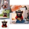 Acrylic Black Charming Pig Car Accessory For Elegant Vehicle Interior Decoration