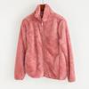 Women's Plush Fleece Jacket, Warm Stand Collar Zip-Up Coat for Autumn Winter