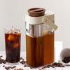 Neuer 1L Cold Brew Kaffeebereiter Handgriff Abs Kaffee Cold Brew Flasche Mit Skala,Tee-Ei Brüh Immersion Kaffeekessel