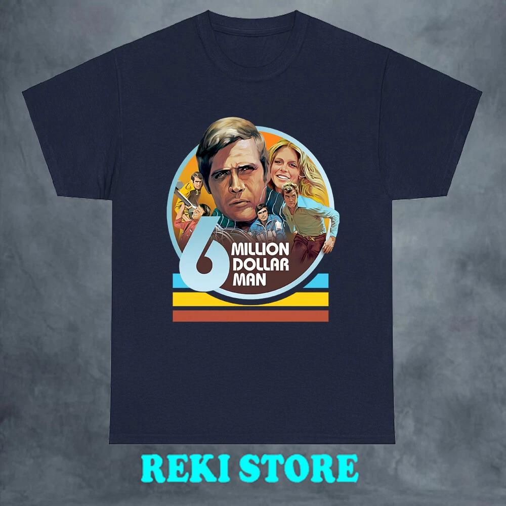 6 Million Dollar Man Movie Men s Navy Size S-5XL XL