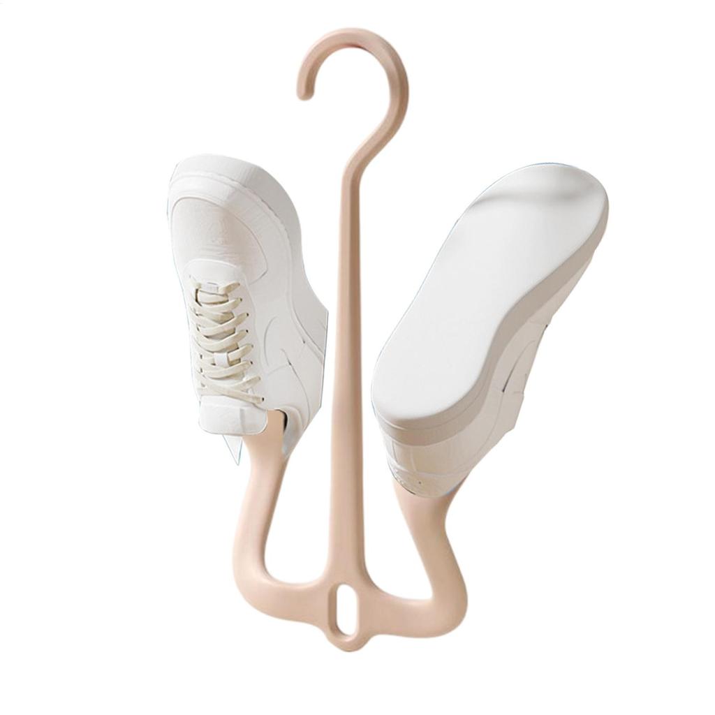 Shoe Drying Rack Clothes Hanger Hook Organizer Household Space-saving Wardrobe Storage Shoe Drying Holder Plastic Storage Rack