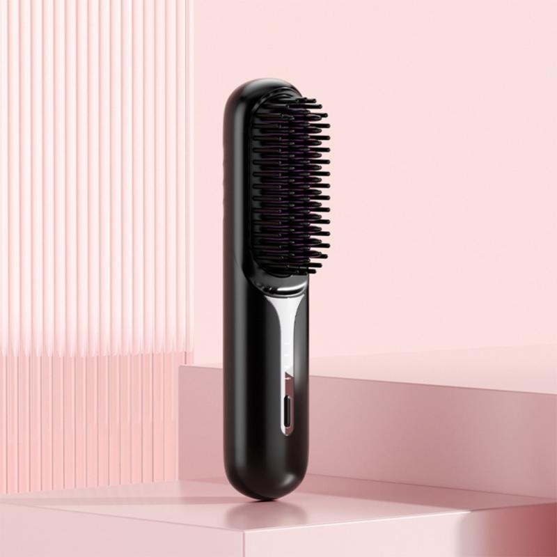 Fashion Hair Straightener Brush With Cordless And Rechargeable Hairdress Accesories Stylong Tool For Easy Use