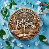 Vintage Metal Wall Art Belle Book Shop Sign Durable Hanging Decor