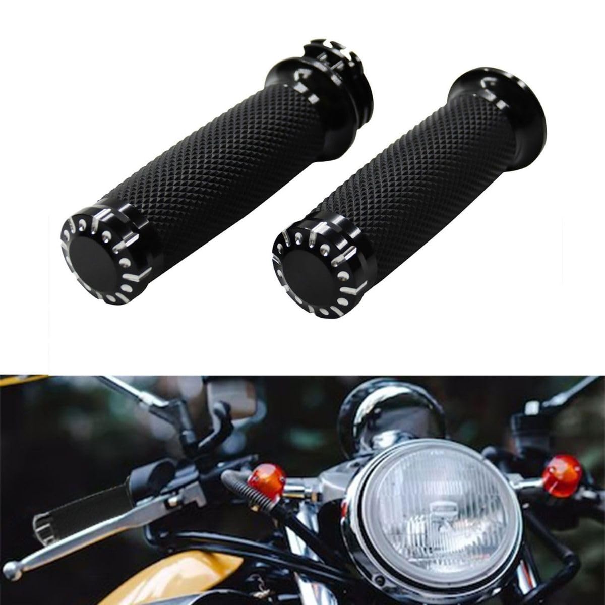 

Fits Harley VRSC XL XR Grip Handle Bar 25mm 1 Aluminum Custom Grip Handle чёрный